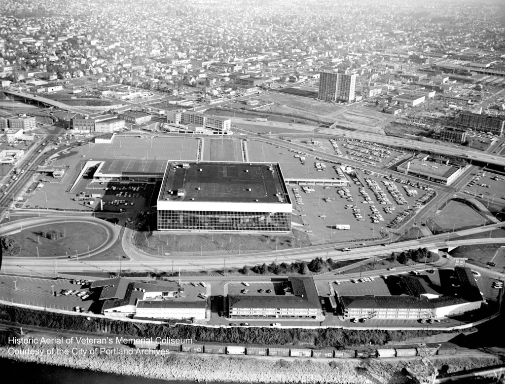 Historic Aerial of Memorial Coliseum